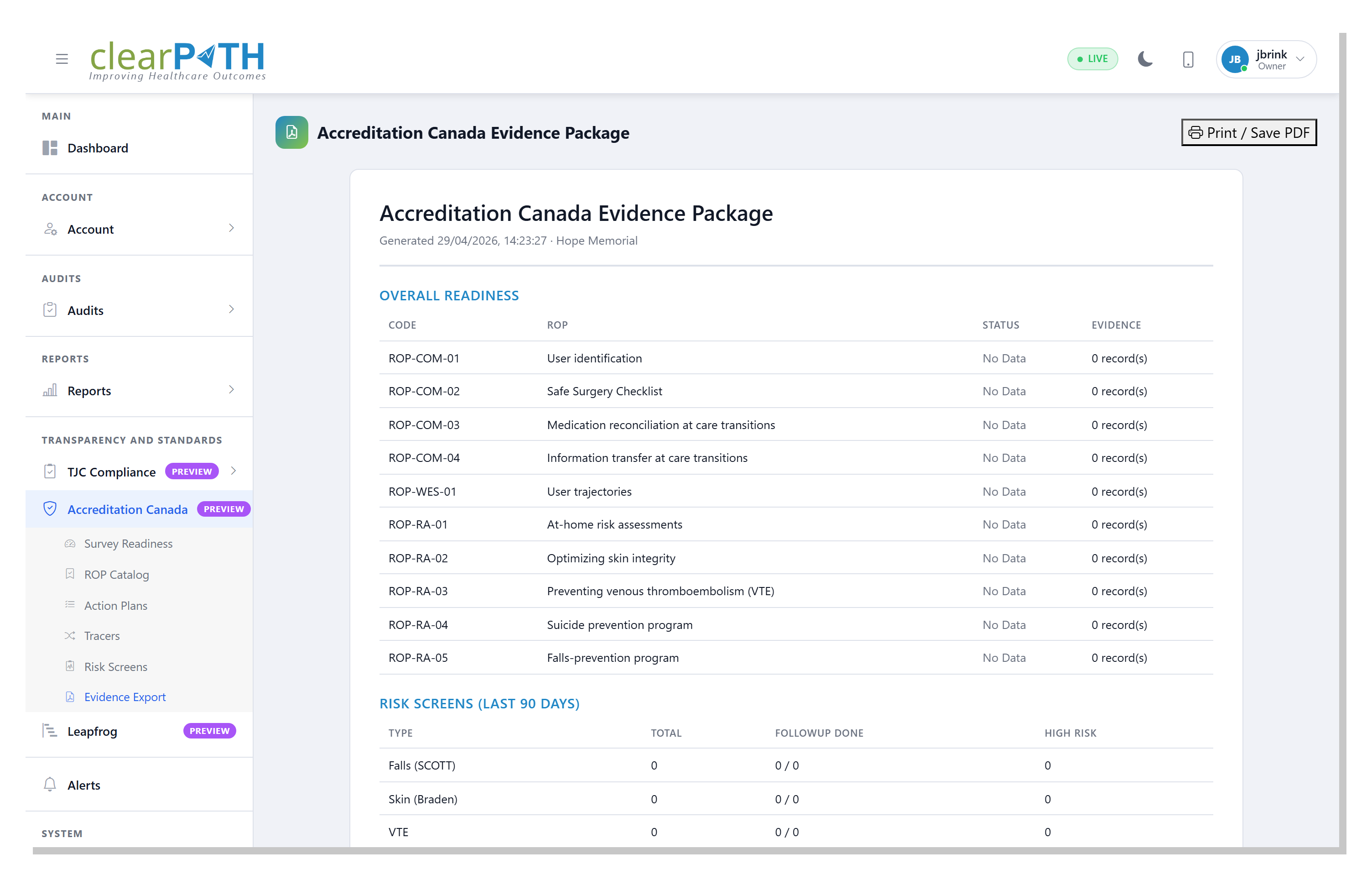 Survey Evidence Packet